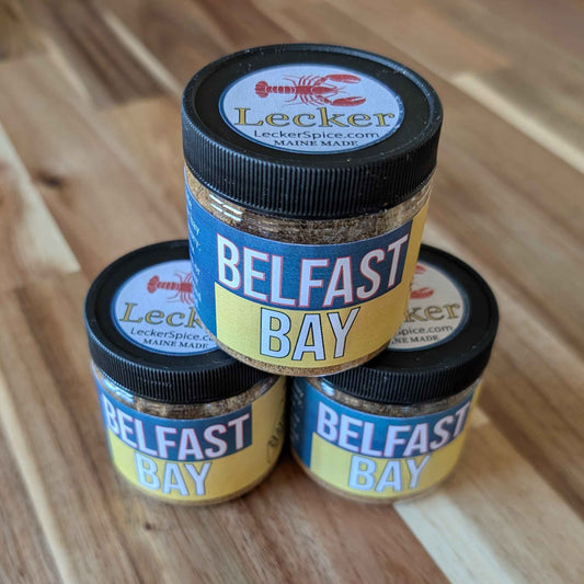 Three jars of Lecker Spice Belfast Bay seasoning